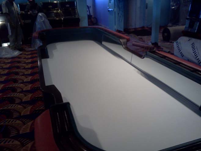 Casino Table Resurfacing